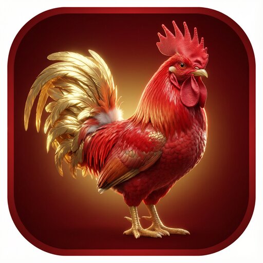 Biểu tượng Gà của game bầu cua tôm cá